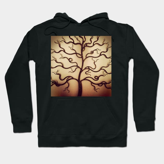 Ironwork Tree Hoodie by robsteadman